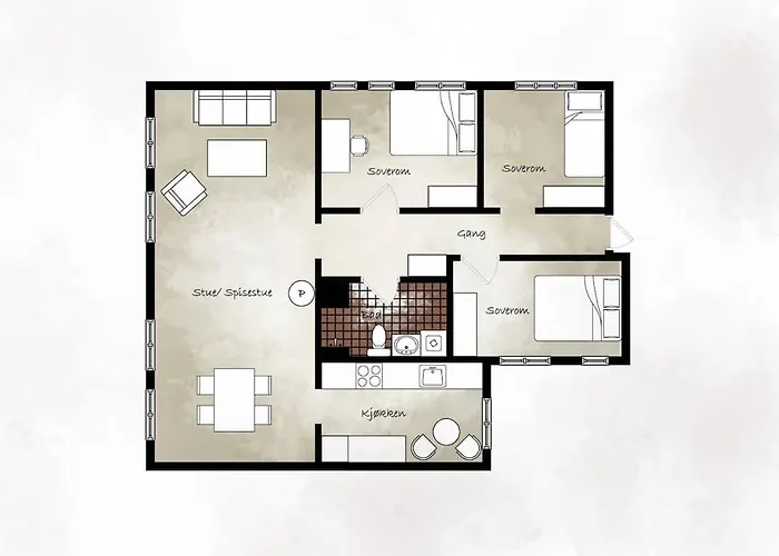 Dinbnb - Idyllic Location - 3 Bedroom Bergen